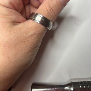 Stainless Steel Mens Band Ring